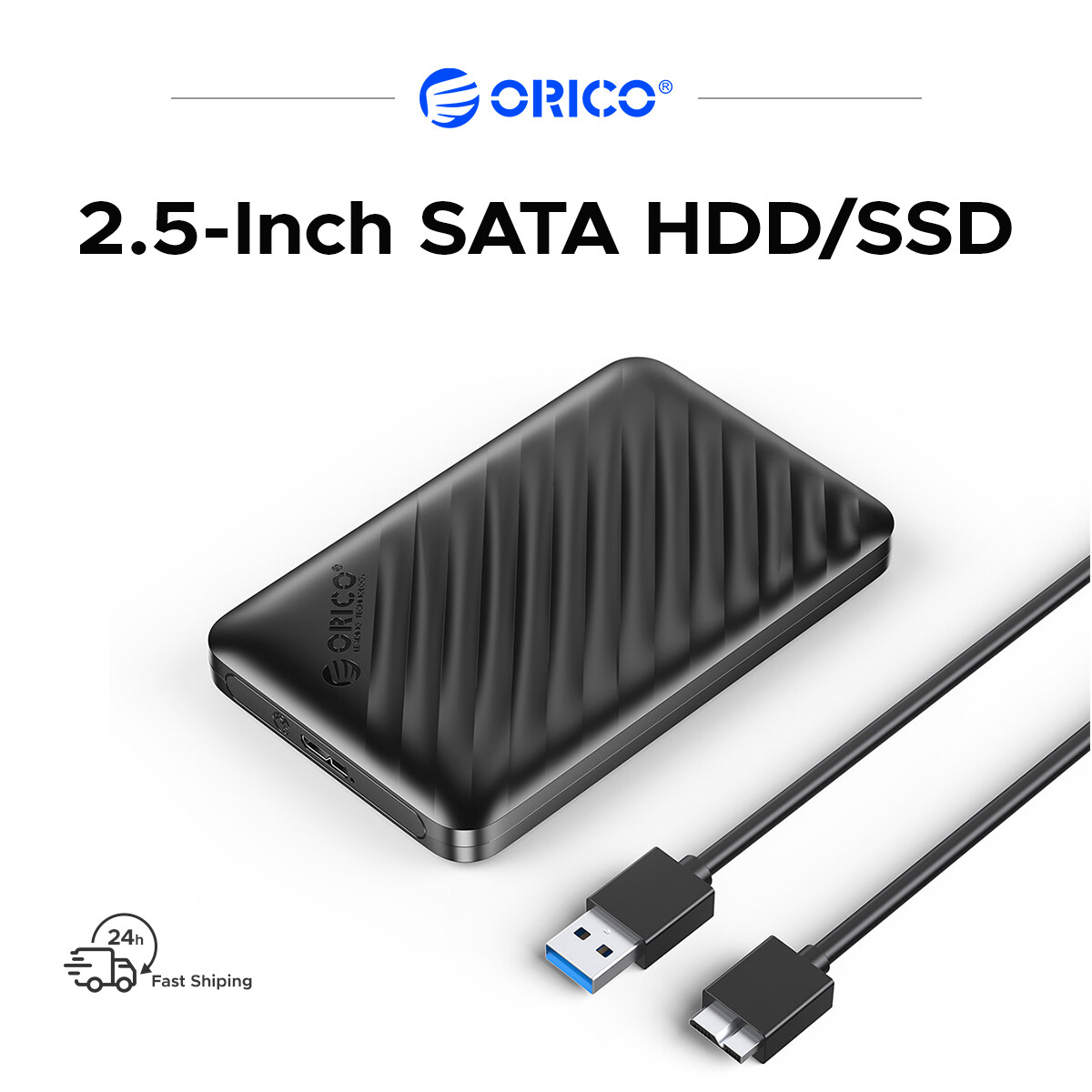 ORICO SATA Để USB 3.0 Adapter Bên Ngoài Trường Hợp Đĩa Cứng SSD HDD Bao Vây 5Gbps Công Cụ Miễn Phí (2521U3)