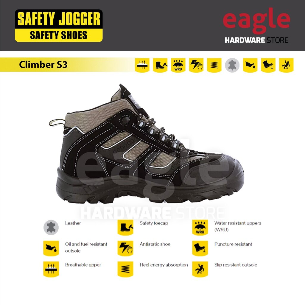 Safety Jogger Climber Safety Shoe Lazada
