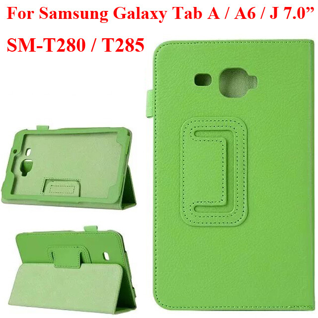 PU leather case for Samsung Galaxy Tab A A6 J 7.0 inch SM-T280 T285 T285D T285Y stand cover casing holder