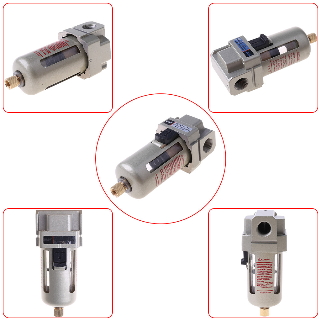 Bộ Lọc Khí AF3000-03 Bộ Lọc Thoát Nước Nội Tuyến Máy Nén Khí 3/8 "Bộ Tách Ẩm