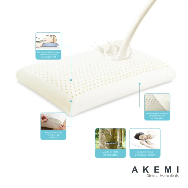 akemi latex pillow