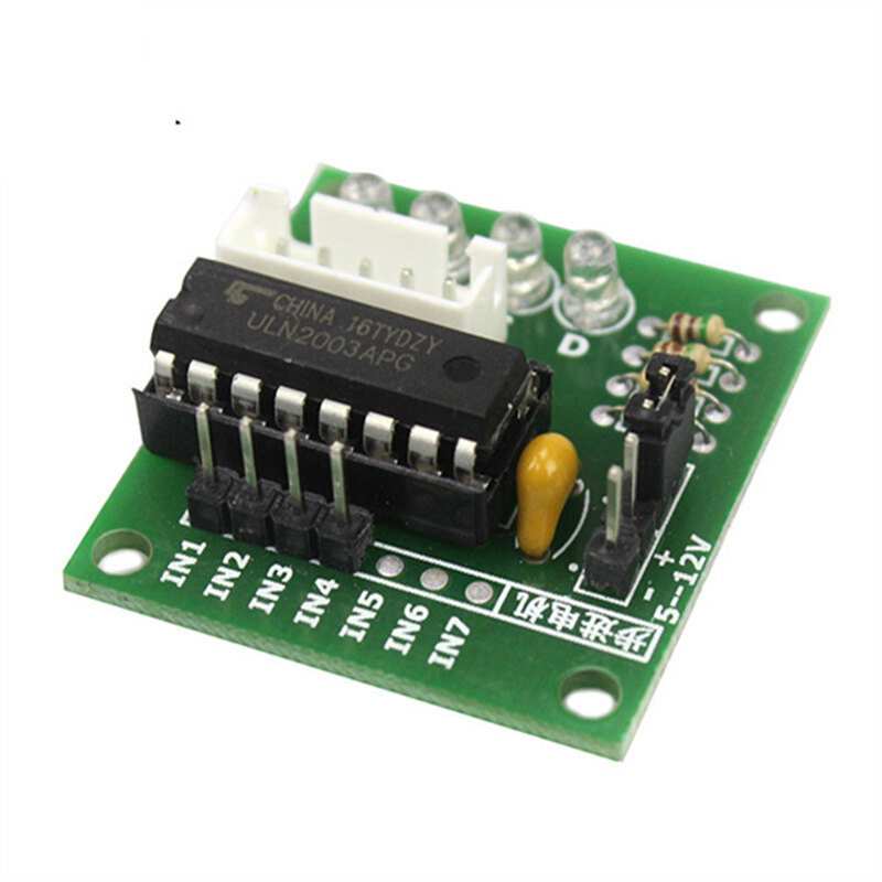 High-power uln2003 stepper motor driver board test module for arduino avr smd 28byj-48 5v 12v