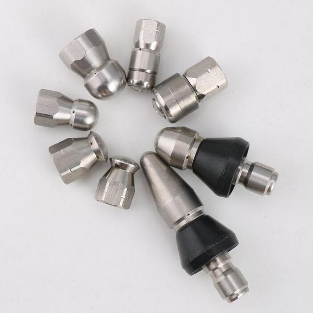 Miracle Shining Pressure Washer Drain Sewer Cleaning Pipe Jetter Rotary Nozzle