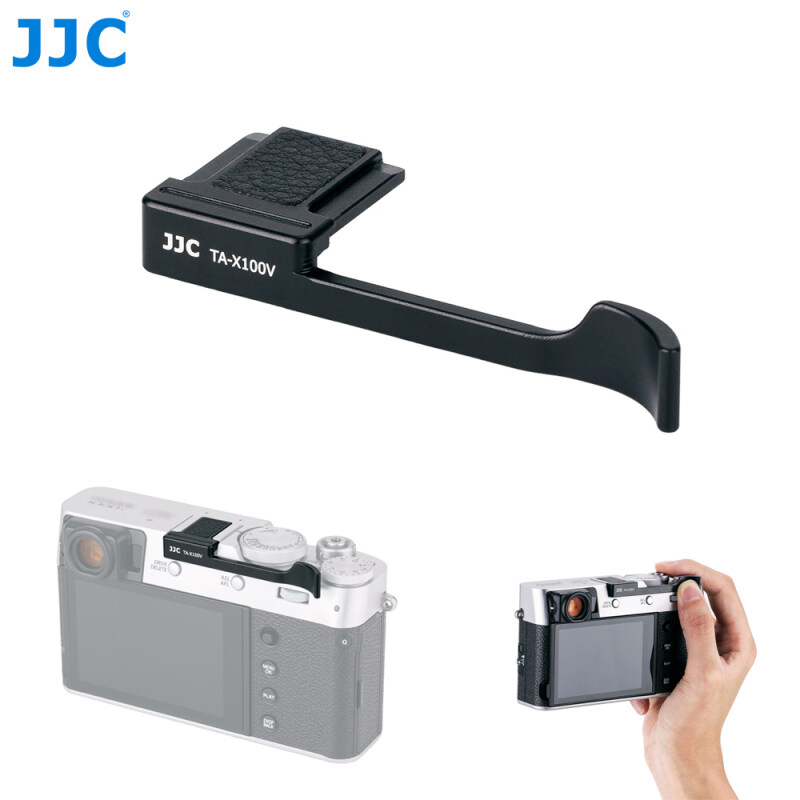 JJC deluxe kim loại thích hợp với tay cầm cho Fujifilm Fuji X100T X100V X100F XE3 X-E3 bảo vệ giày bảo vệ tay nóng phụ kiện máy ảnh