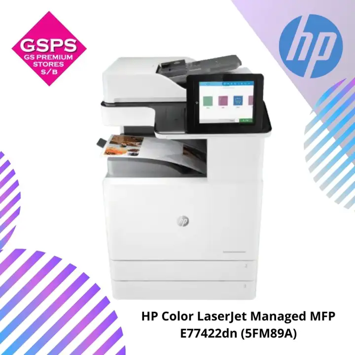 hp color laserjet managed mfp e77422dn
