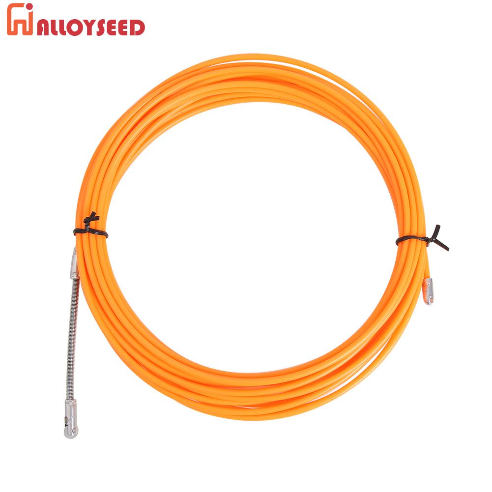 5 Poulies Tire-câble Pour électricien - Rouleau Pousse-fil 5m - Clip Inclus