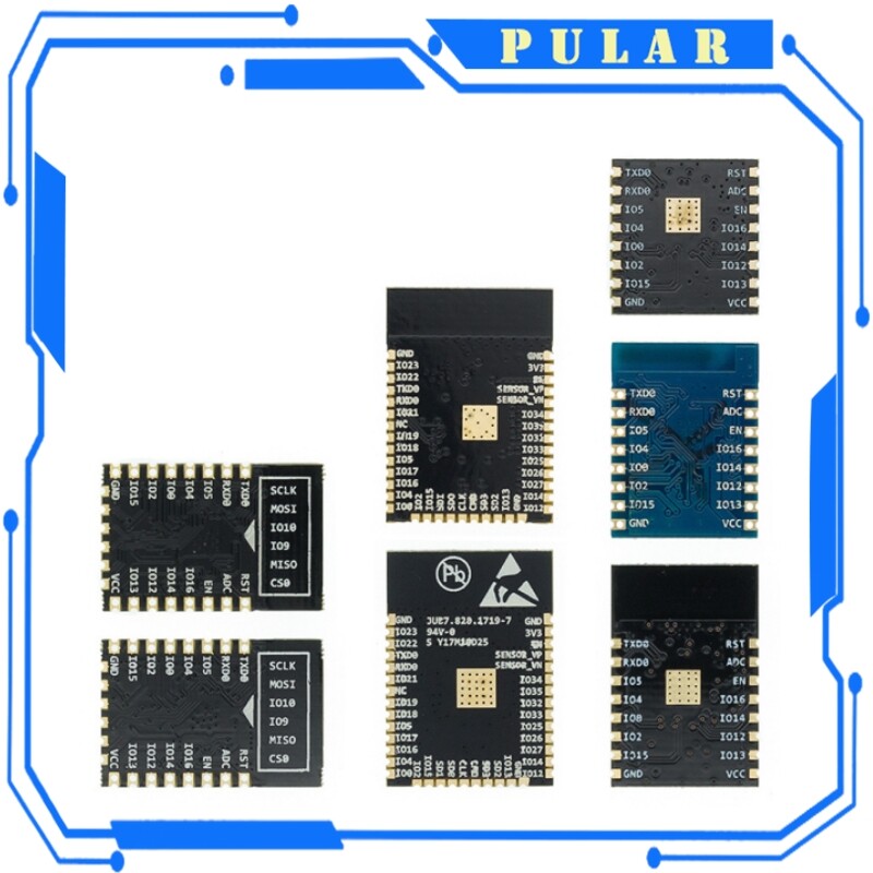 ESP8266 ESP-01 ESP-01S ESP-07 ESP-07S ESP-12 ESP-12E ESP-12F ESP-32S nối tiếp Wifi mô-đun không dây máy thu phát không dây