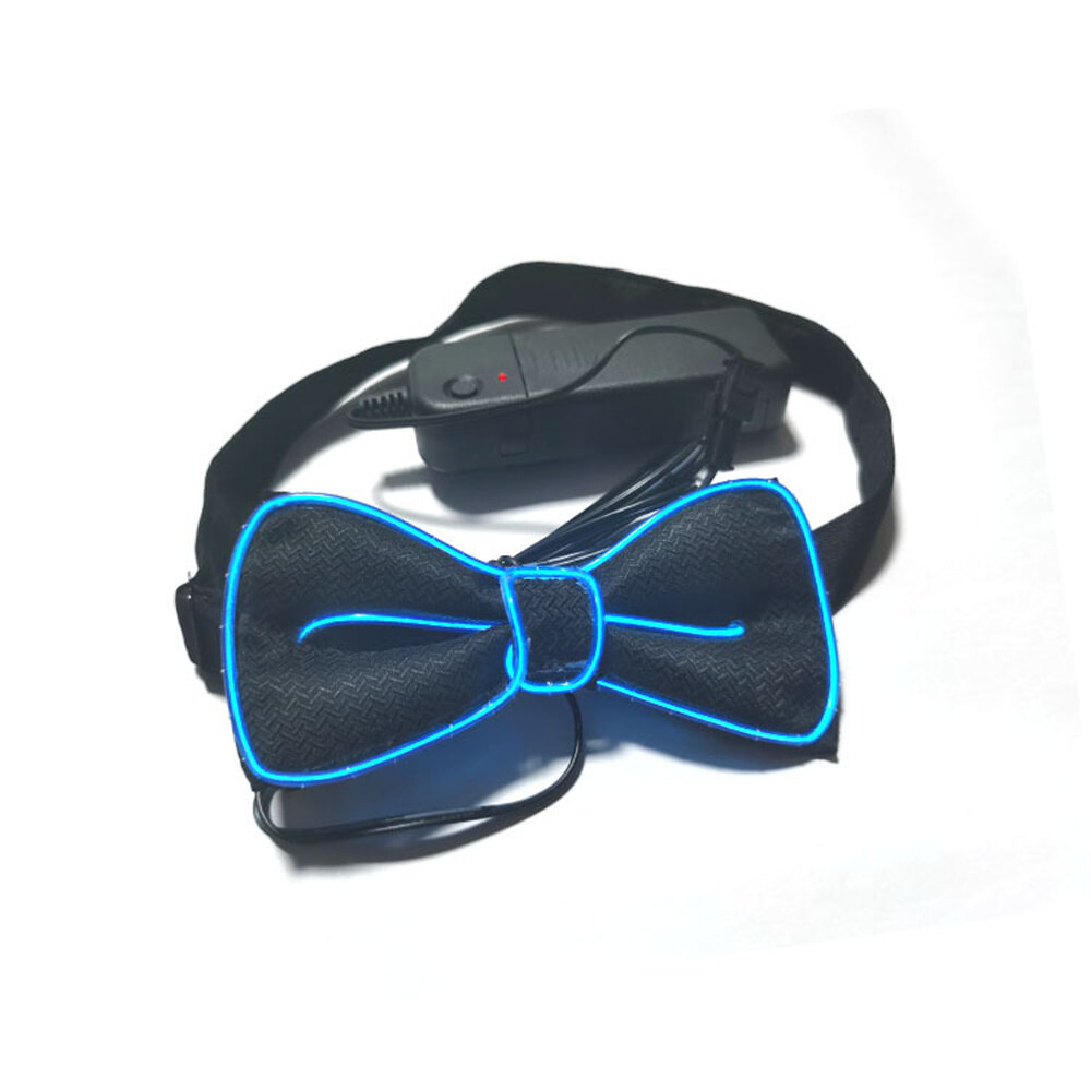 Flashing wire party bow tie up tie bowtie bow lights party men's bow tie mens bow tie prom bow tie led bow tie
