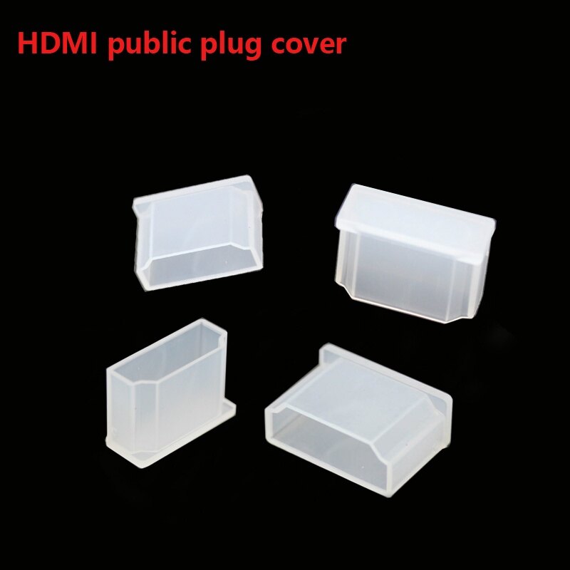 100 PCs HDMI anti-dust cover HDMI high-definition cable dustproof cover protective case plug plastic cover dustproof cap