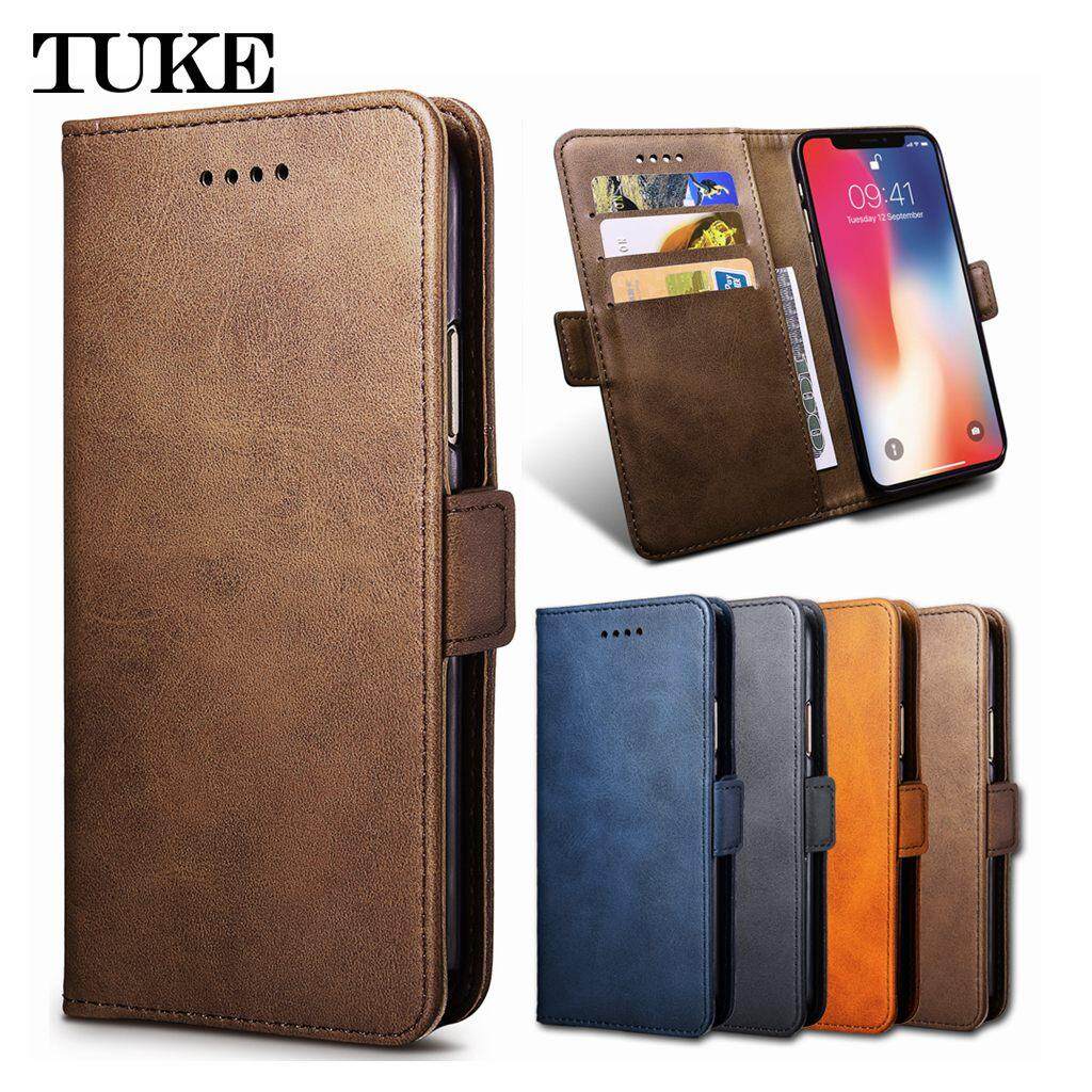 Tuke untuk Samsung Galaxy Note 8 SM-N950F Case Mewah Kulit Tempat Kartu 6.32 ''Tempat Dompet untuk Samsung Note8 Dual SIM N950 TPU