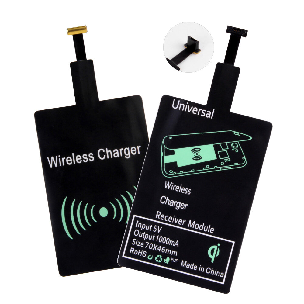 B3D1 Pad Adapter, Cho Android, Miếng Dán Cảm Ứng Type-C Bộ Thu Sạc Cuộn Sạc Không Dây Qi