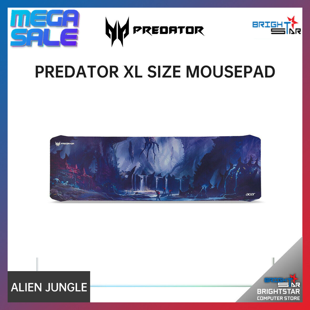 Mouse Pad Gamer Acer Predator PMP712 De Tela Ice Tunnel - View #10