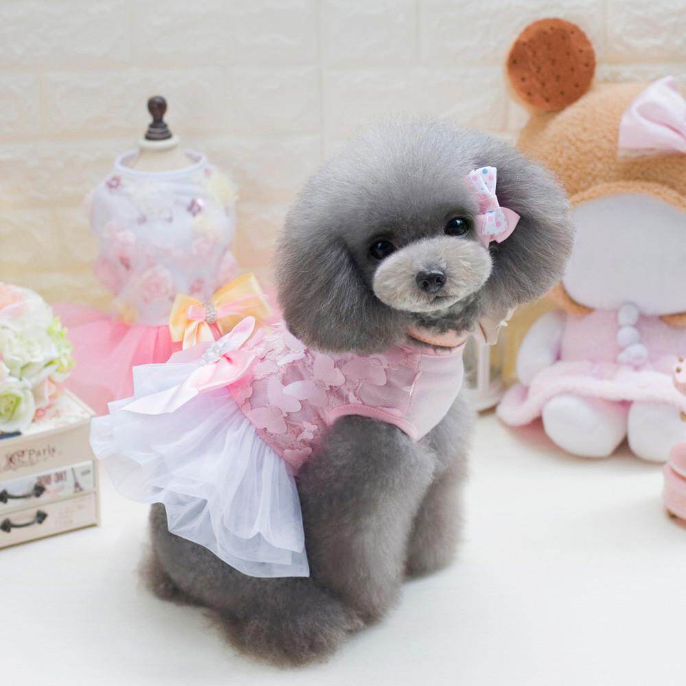 Free Shipping Dogbaby Adorable Puppy Skirt Clothes Apparel for Small Medium Pets Kikipet