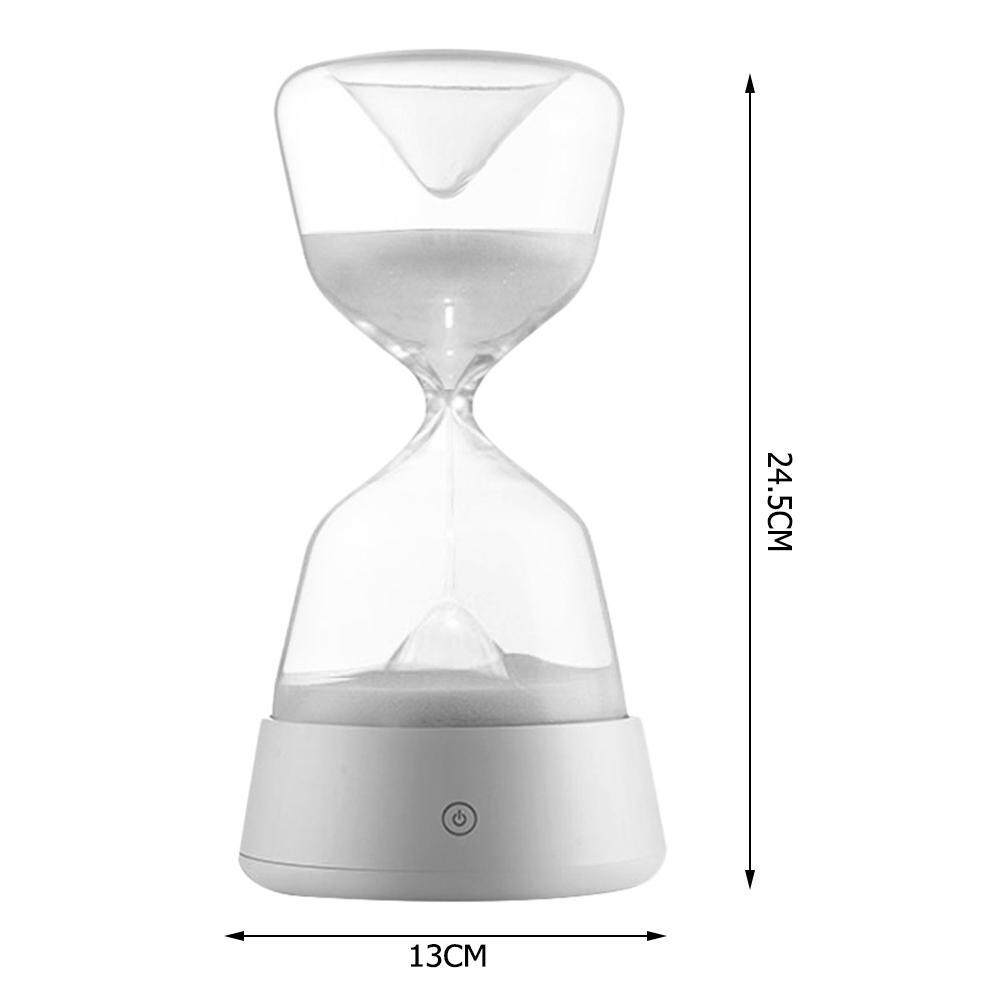 Sáng Tạo Sandglass USB LED Đèn Ngủ Cảm Ứng Đèn Bàn Trang Trí Vật Trang Trí