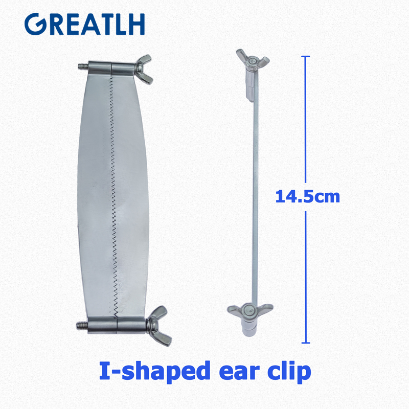 Dogs Cats Ear Cropping Clamp with Teeth Pitbull Dog Ear Cropping Tools