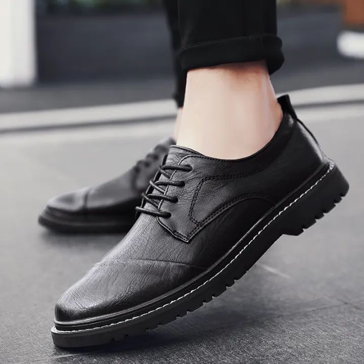 casual leather work shoes