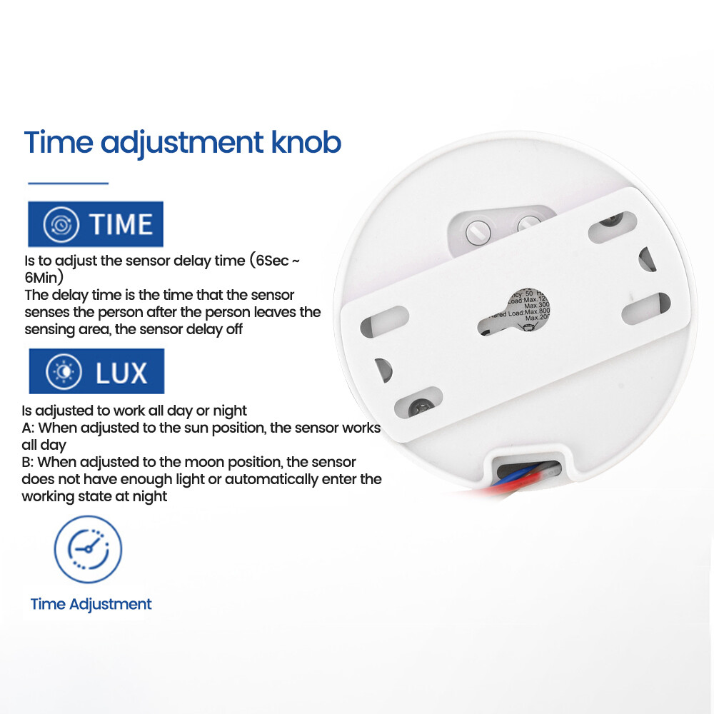 FocusAi Gắn trần cảm biến chuyển động 360 cảm biến chuyển động 85V-265V cảm biến có người chuyển đổi cho trần cảm biến chuyển động chuyển đổi ánh sáng