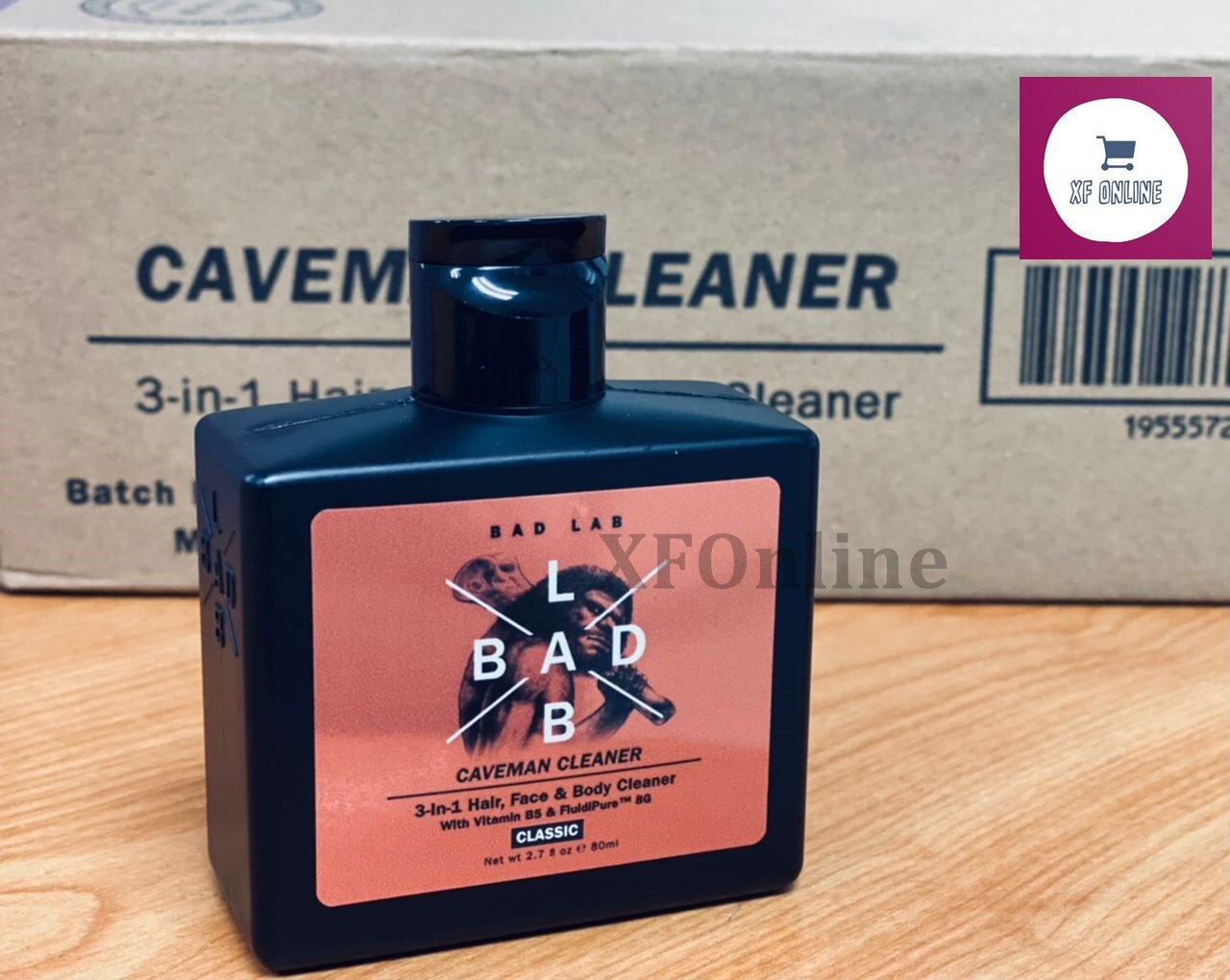 BAD LAB 80ml Caveman Cleaner 3-in-1 Hair, Face & Body Cleaner (Travel ...