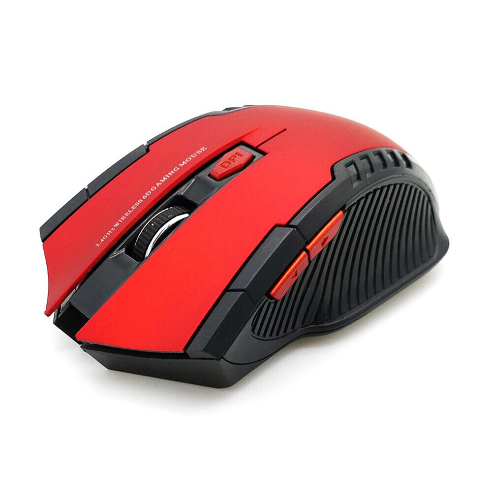 Bokewu 2.4g gaming mouse wireless optical 6 buttons mouse 2000dpi usb mouse for pc laptop