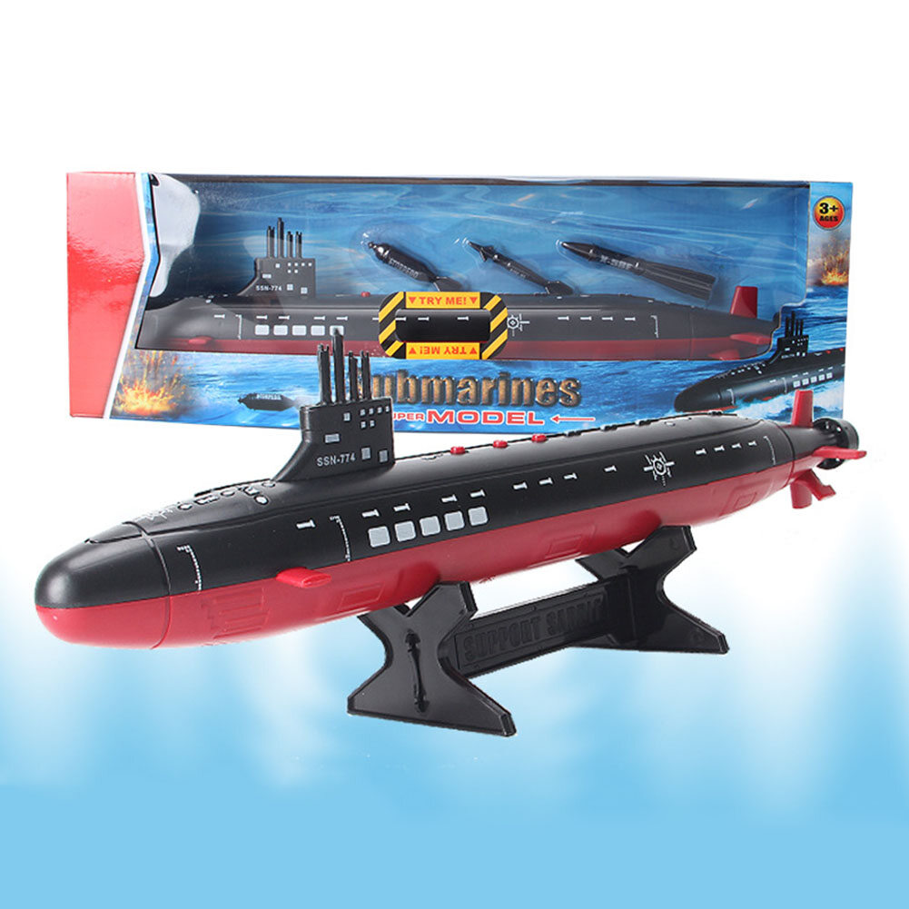 WISTIC Simulated Military Nuclear Submarine Torpedo Model with Light Sound Kids Toy