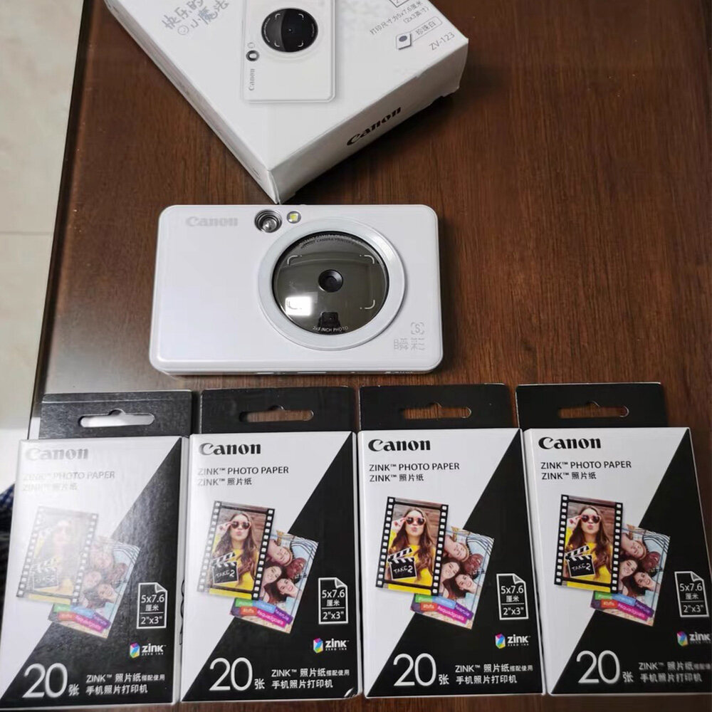 40 Sheets of 2 x 3 inch ZP 2030 selfadhesive photo paper 5 x 7.6 cm