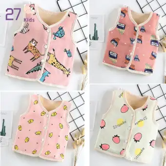 baby girl fleece vest