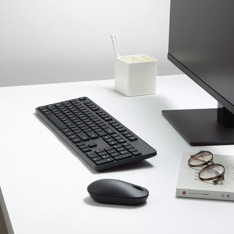 Xiaomi Wireless Keyborad Mouse Set 2 RF 2.4GHz Office Keyboard 104 Keys For Windows PC Compatible USB game Lightweight Mouse