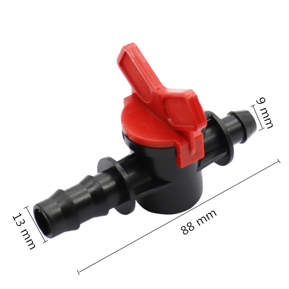 3Pcs 1/2" 1"Garden Hose Bypass Valve Connector Barbed Irrigation Switch