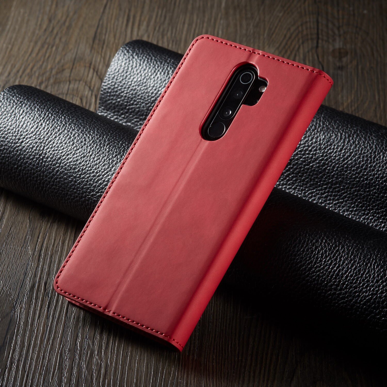 Ốp Lưng Chất Lượng Cao Cho Xiaomi Redmi Note 8/Redmi Note 8 Pro Bằng Da Ví Từ Tính Lật Có Ngăn Đựng Thẻ - INTL
