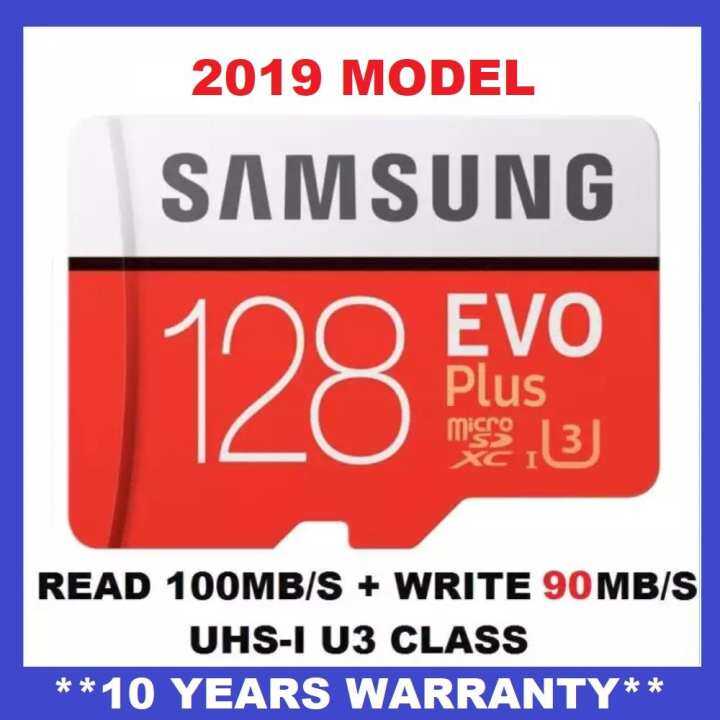 [OFFICIAL PRODUCT] 2019 Samsung 128GB Micro SD Evo Plus Class 10