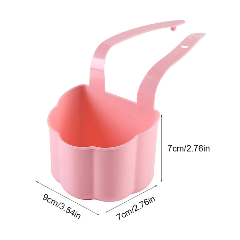 1 Pack Kitchen Sink Drain Rack Soap Sponge Holder Adjustable Faucet Storage Hanging Basket Kitchen Accessories