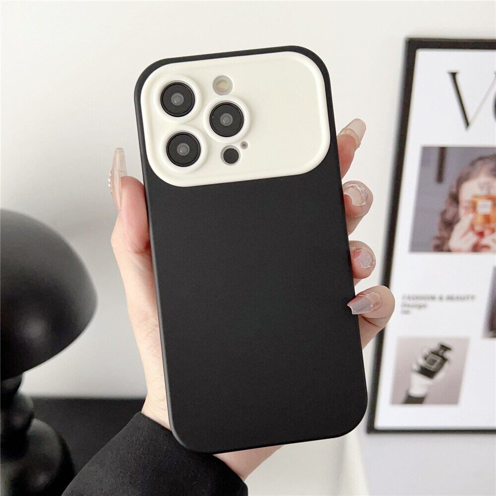 Kisscase camera skin feel silicone for iphone 14 pro max case 2 in 1 splice shockproof back cover for apple 14 plus 13 12 11 pro max x xr xs