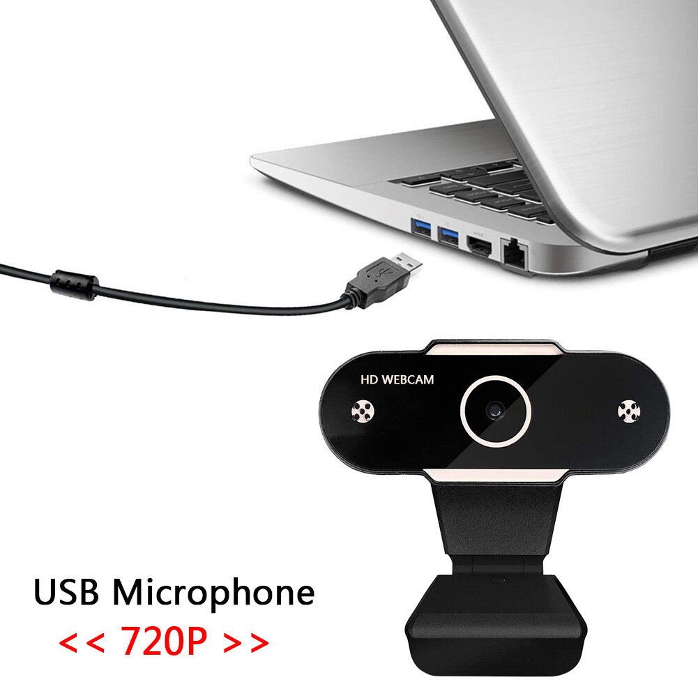 Camera Web 720P HD USB 2.0 Micro Video Trực Tuyến Máy Tính PC Máy Tính Webcam