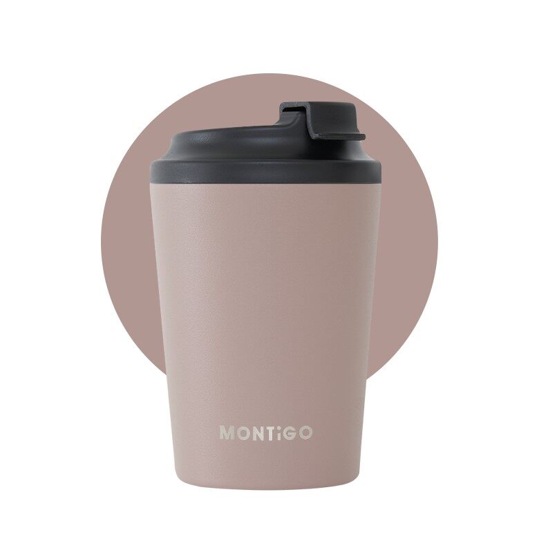 TOP☆340ml 12oz MONTiGO Sense Coffee Cup Lightweight Reusable Stainless