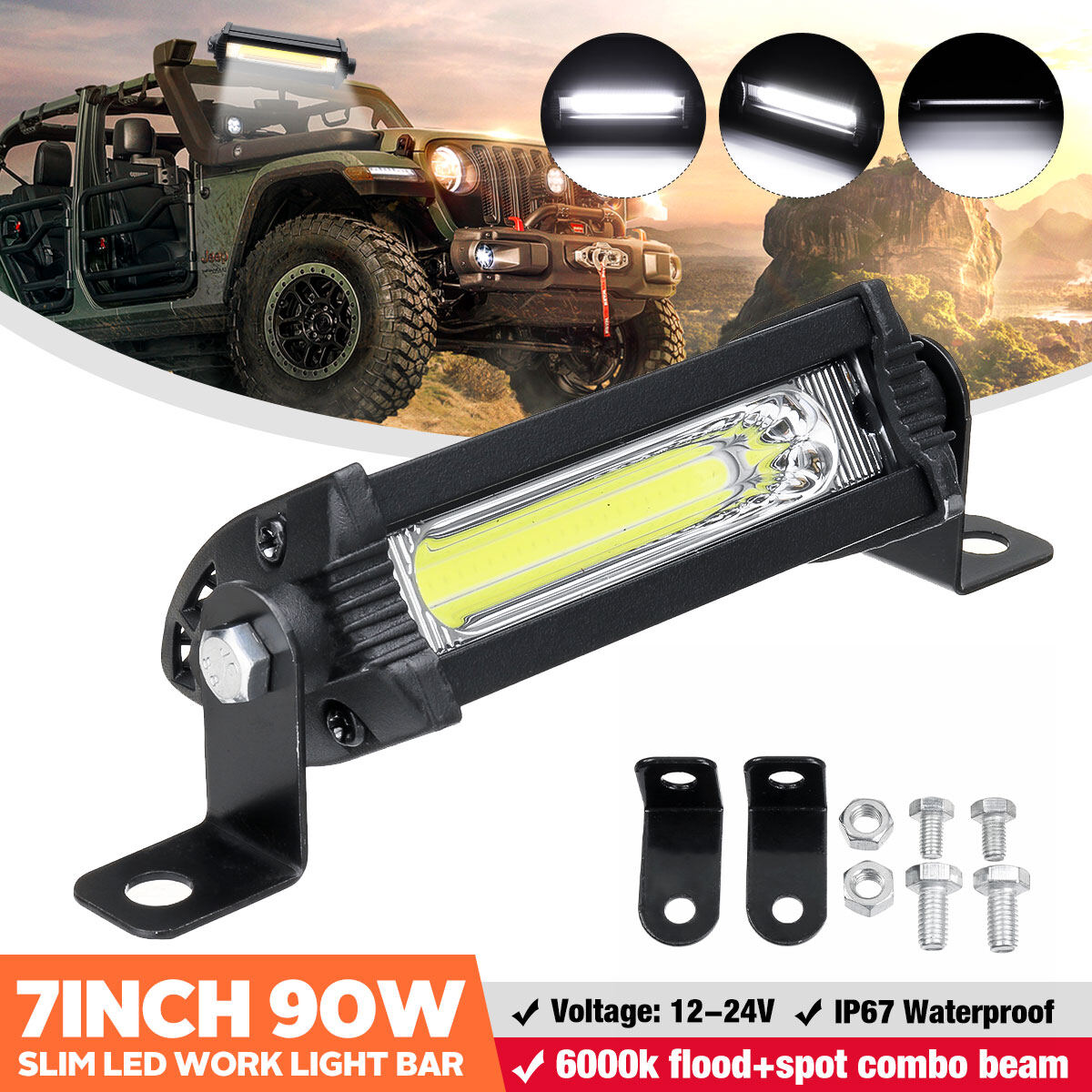 atv led light bar