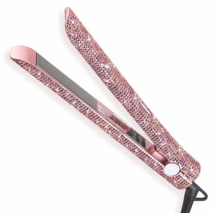 glitter flat iron
