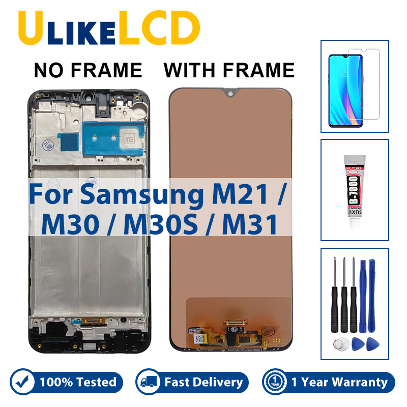 6.4 inch m30s 2019 lcd for samsung galaxy m30s m307 m307f lcd display touch screen digitizer assembly replacement for samsung m21/m30/m31