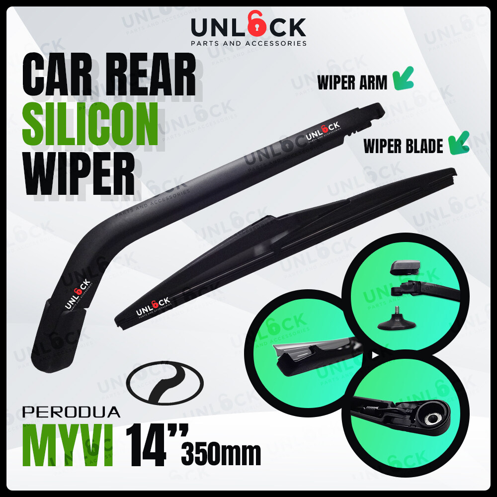 Car Rear Wiper Silicone Arm Rear Wiper Silicon Blade with Arm For Myvi