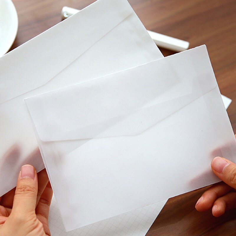 Phong Bì Giấy Axit Sulfuric Trong Suốt Phong Bì Mờ Sáng Tạo INS