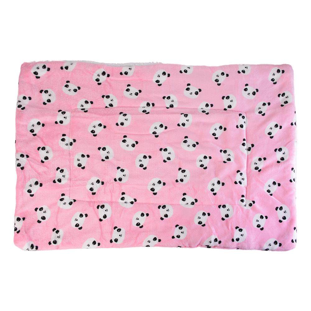 1Pcs S 32X50 Cm Berwarna Merah Muda Panda Anjing Peliharaan Selimut Tebal Softpuppy Kucing Matras Hangat Rumah Kandang Anjing Pad Hangat Musim Dingin Mewah sarang Hewan Nyaman untuk Kecil Sedang Besar Anjing