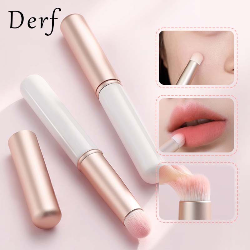 Derf Cọ Tô Son Môi Cán Ngắn Có Nắp Đậy