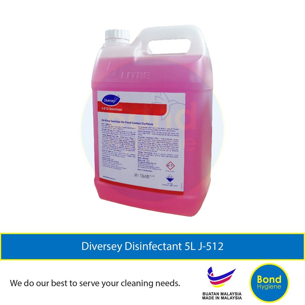 Diversey Disinfectant 5L J512 (Halal) Lazada