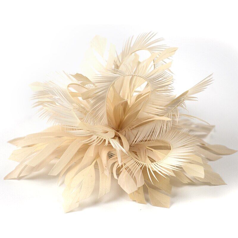 1 Piece 1920S Headwear Women Headpiece Feather Flapper Girls Headband Great Gatsby Headdress Female Vintage Feather Decorate