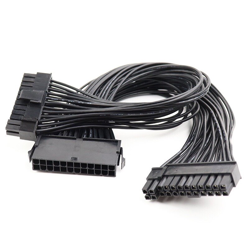 Cáp chia nguồn ATX 24 Pin 1 ra 2 cấp nguồn cho 2 mainboard máy tính