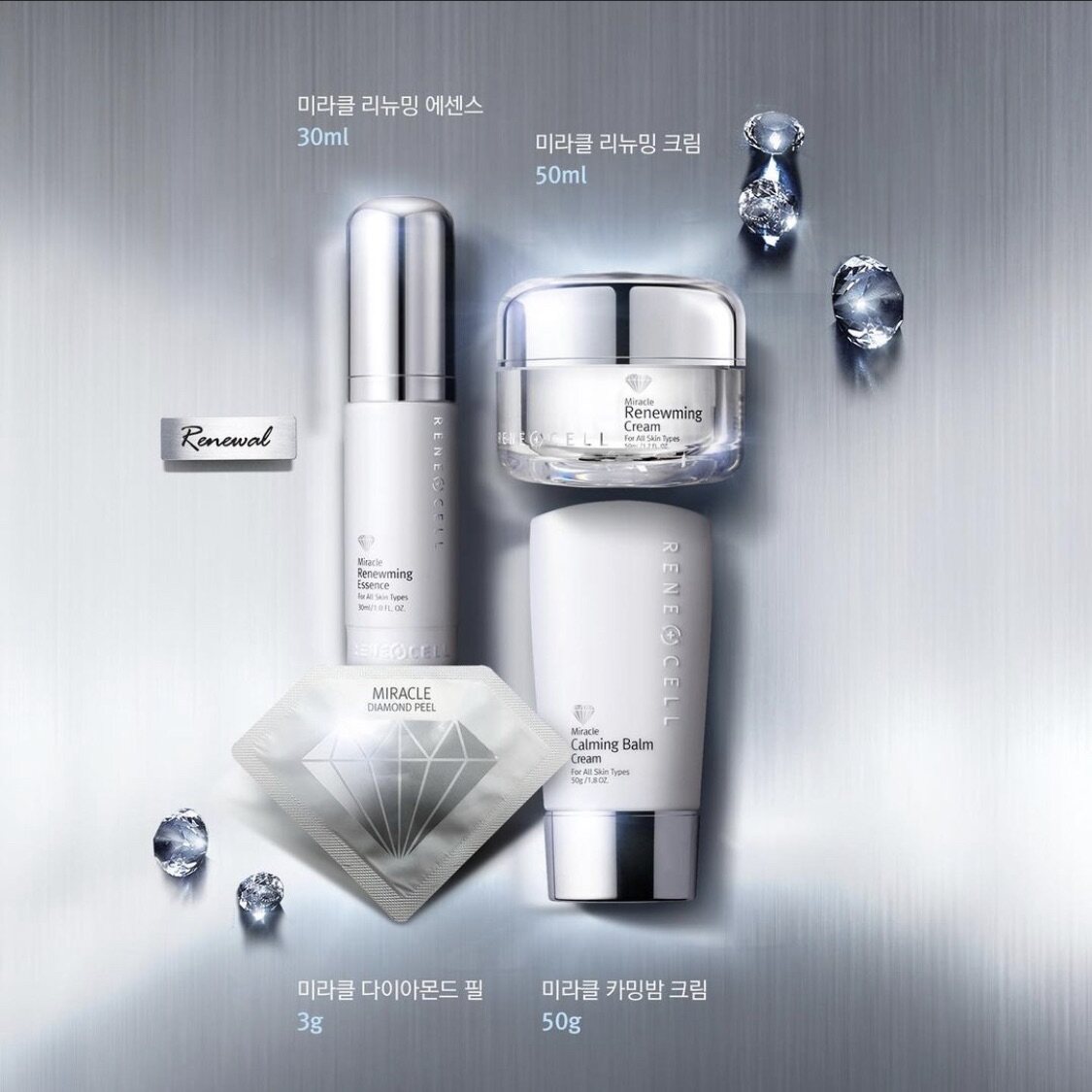 Renecell Miracle Diamond Peel Program Rene-Cell Product
