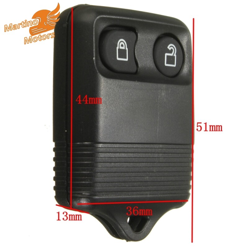 2 Button Remote Key Replacement Shell Case for Ford Explorer Escape 2001-2007