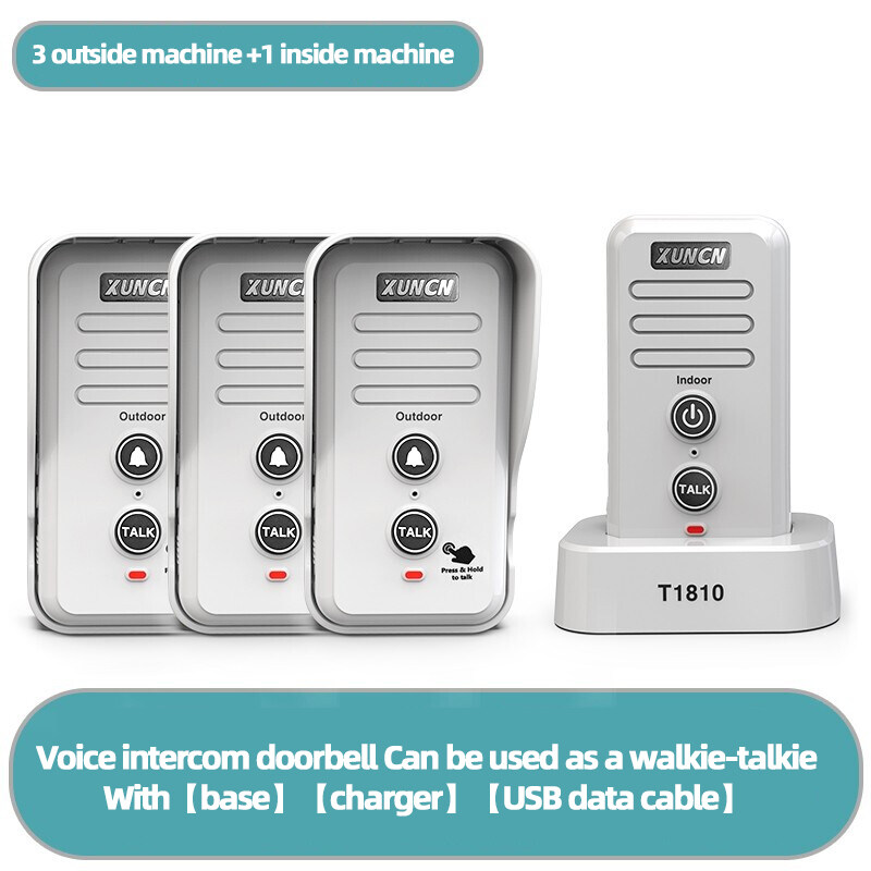 Wireless Doorbells Waterproof Electronic System Doorbell with