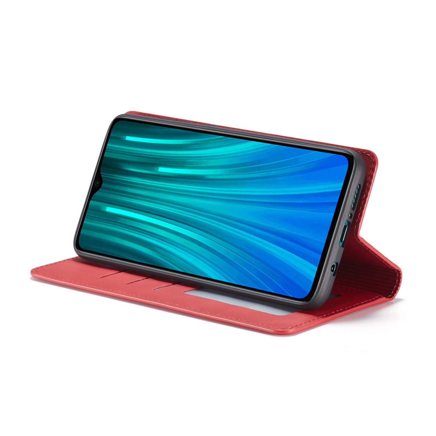 Ốp Lưng Chất Lượng Cao Cho Xiaomi Redmi Note 8/Redmi Note 8 Pro Bằng Da Ví Từ Tính Lật Có Ngăn Đựng Thẻ - INTL