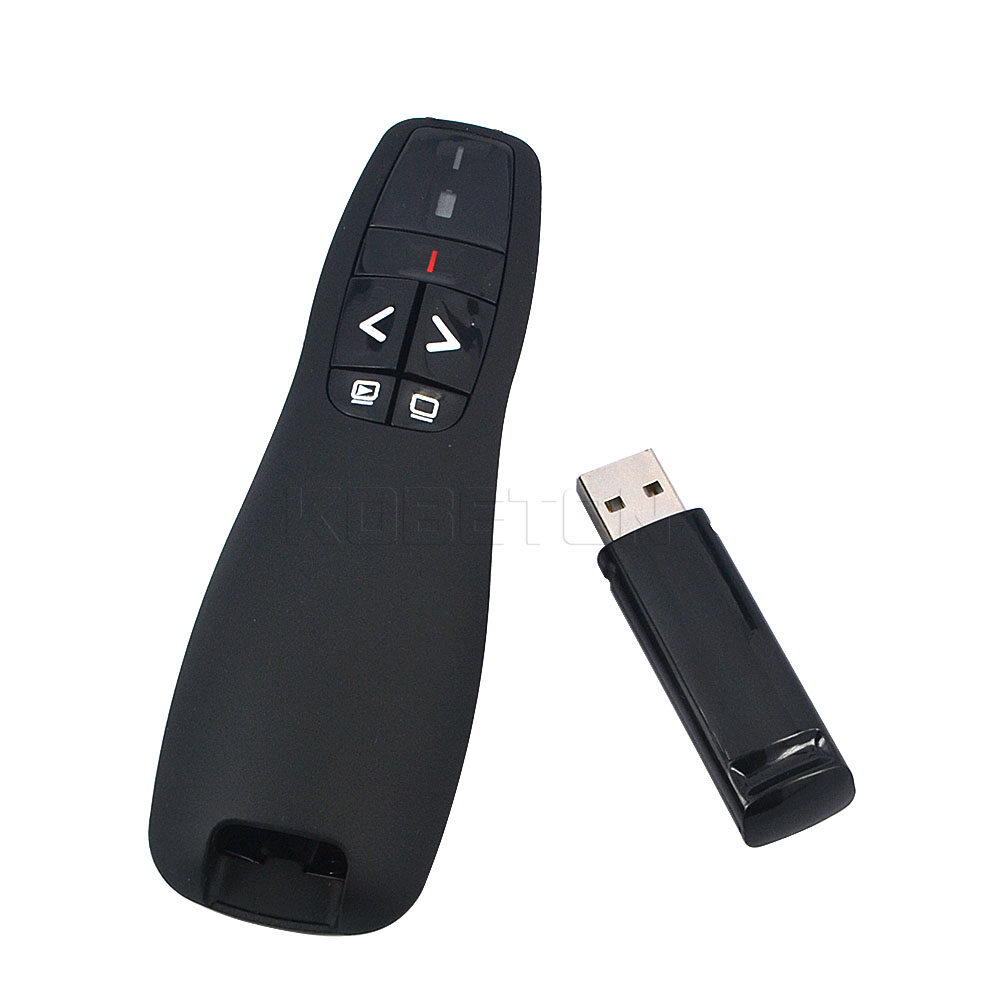 Kebidumei 2.4G Wireless Presenter USB Remote Control Pointer Pen Page Turning Presentation for PPT PowerPoint Teaching Meeting Office