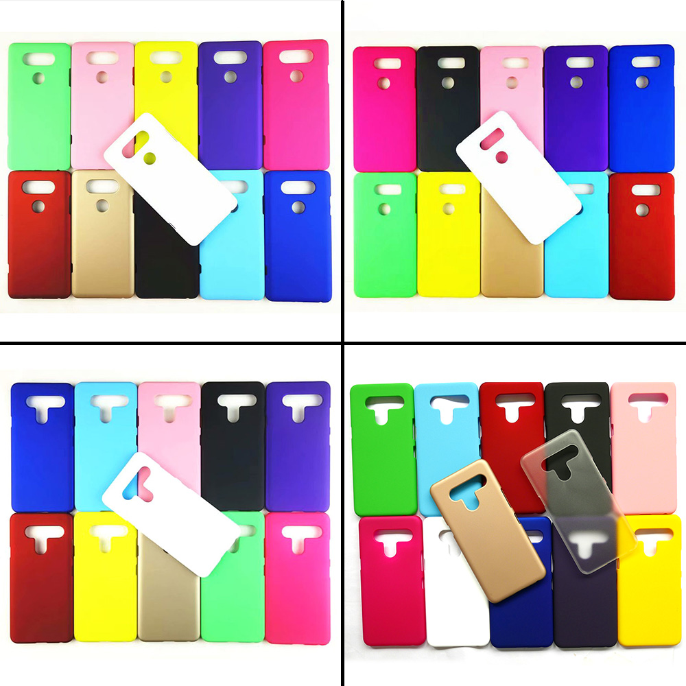 Ốp Cho LG V20 V30 V40 V50 ThinQ Vỏ Điện Thoại Nhựa PC Cứng Mờ, Ốp Lưng Màu Kẹo